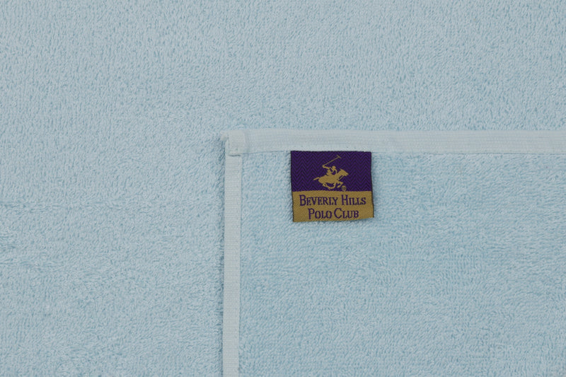 Set 2 prosoape baie din bumbac, Beverly Hills Polo Club 404 Bleu / Bej, 50 x 90 cm (7)