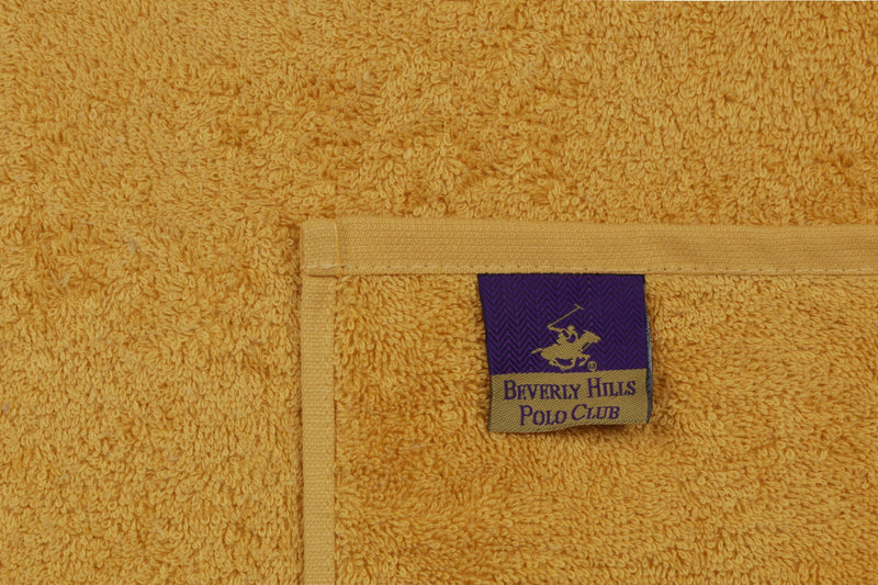 Set 2 prosoape baie din bumbac, Beverly Hills Polo Club 404 Gri Inchis / Mustariu, 50 x 90 cm (7)