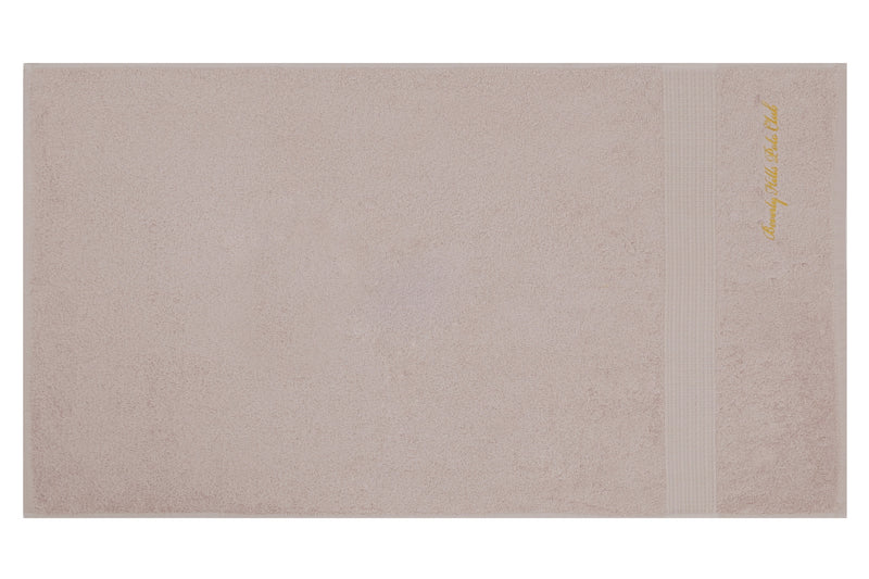 Set 2 prosoape baie din bumbac, Beverly Hills Polo Club 404 Mustariu / Bej, 50 x 90 cm (4)