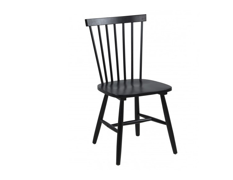 Set 2 scaune din lemn Riano Negru, l48,5xA48xH86 cm (3)