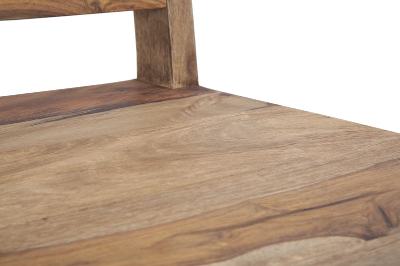 Set 2 scaune din lemn de Sheesham si metal Elegant Natural, l45xA50xH100 cm (10)