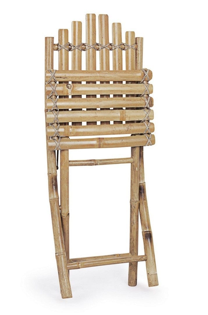 Set 2 scaune pliabile de gradina / terasa din bambus Joyce Natural, l50xA42xH92 cm (3)