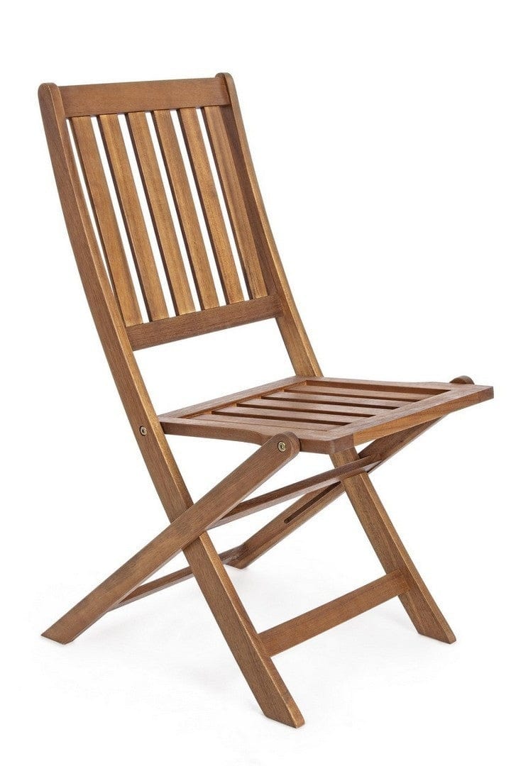 Set 2 scaune pliabile de gradina / terasa din lemn de salcam Mali Natural, l47,5xA60xH92 cm (4)