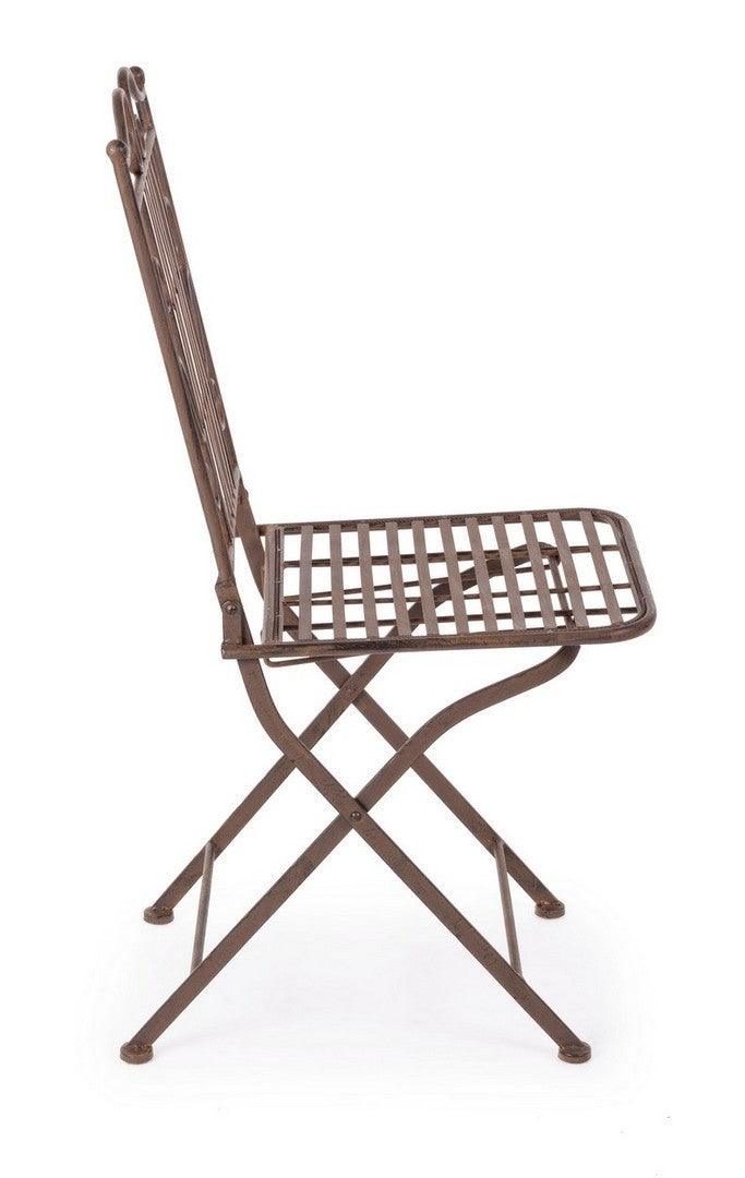 Set 2 scaune pliabile de gradina / terasa din metal Melanie Maro, l38xA51xH92 cm (2)