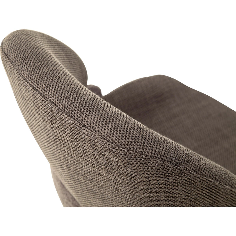 Set 2 scaune rotative tapitate cu stofa si picioare din lemn, Henderson Capuccino / Stejar, l52xA65xH85 cm (8)