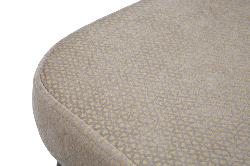 Set 2 scaune tapitate cu stofa si picioare din lemn Bella Velvet Gri / Alb / Auriu, l50xA49xH92,5 cm (8)
