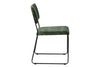 Set 2 scaune tapitate cu stofa si picioare metalice Cornelia Velvet Verde / Negru, l50xA53,5xH80 cm (4)