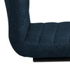 Set 2 scaune tapitate cu stofa si picioare metalice Gudrun Albastru inchis / Negru, l47,5xA63,5xH95,5 cm (5)