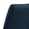 Set 2 scaune tapitate cu stofa si picioare metalice Gudrun Plus Albastru inchis / Negru, l52,5xA63,5xH95,5 cm (5)
