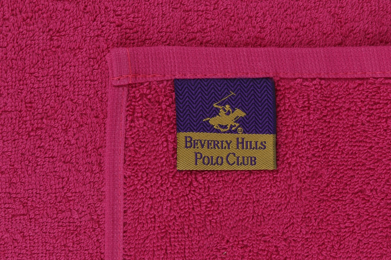 Set 4 prosoape baie din bumbac, Beverly Hills Polo Club Alinda Alb V01 / Mix 4 culori, 30 x 30 cm (12)