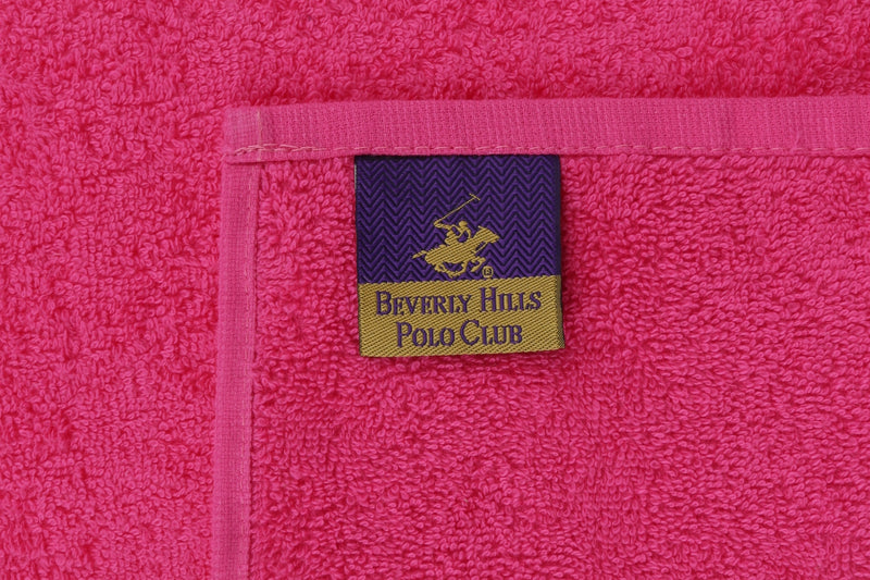 Set 4 prosoape baie din bumbac, Beverly Hills Polo Club Alinda Alb V06 / Mix 4 culori, 30 x 30 cm (14)