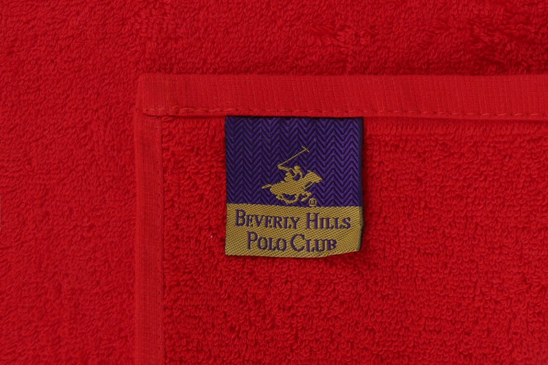 Set 4 prosoape baie din bumbac, Beverly Hills Polo Club Alinda Alb V09 / Mix 4 culori, 30 x 30 cm (12)