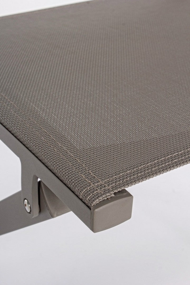 Set 4 scaune pliabile de gradina / terasa din metal si material textil Elin Grej, l47xA57xH88 cm (7)