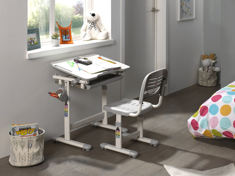 Set birou pentru copii, reglabil pe inaltime Comfortline Gri, L66,4xl47,4xH54 cm (15)