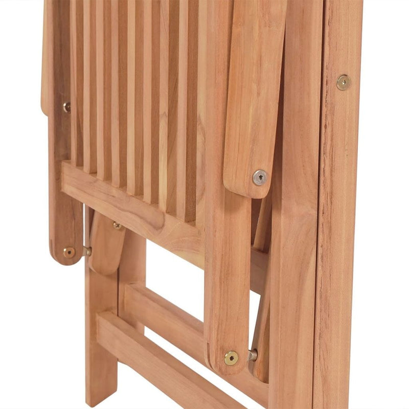 Set masa de gradina / terasa din lemn de tec + 6 scaune pliabile de gradina, Alma Natural, L180xl90xH75 cm (11)