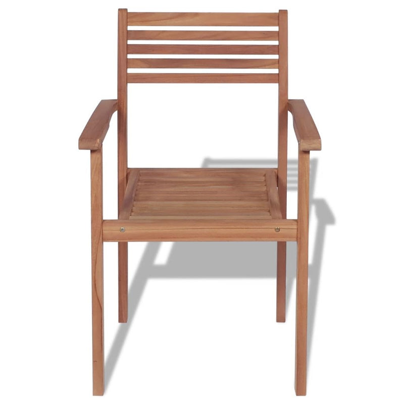 Set masa de gradina / terasa din lemn de tec + 6 scaune de gradina, Clarkson Natural, L180xl90xH75 cm (8)