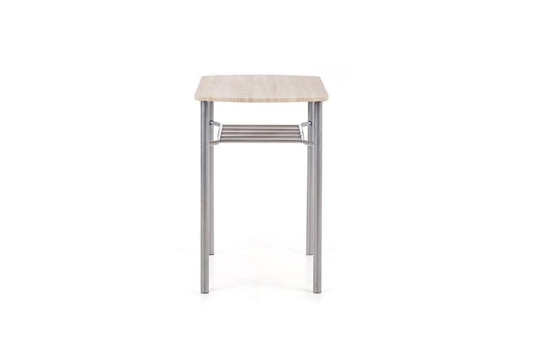 Set masa din MDF si metal + 2 scaune Lanelle Sonoma Oak, L82xl50xH75 cm (3)
