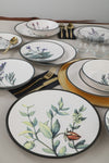 Set vesela din ceramica, Lavander Multicolor, 24 piese (4)