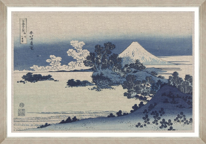 Tablou Framed Art Shichiri Ga Hama By Hokusai