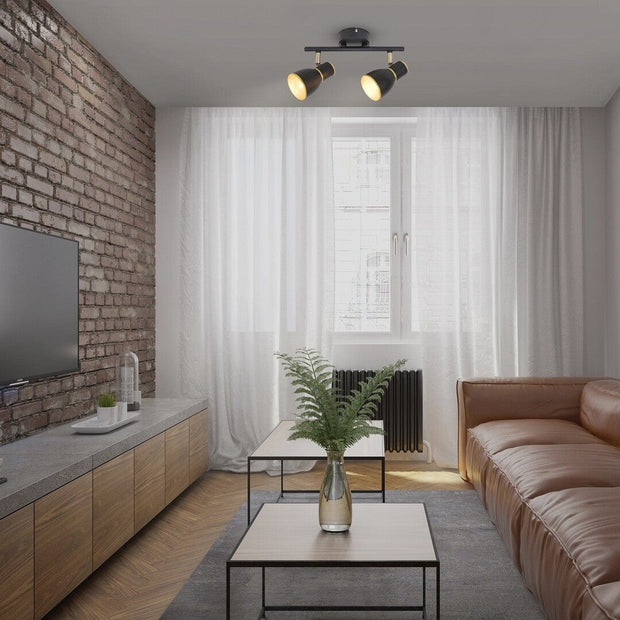 Spot Mackenzie 5606 Negru / Auriu (1)