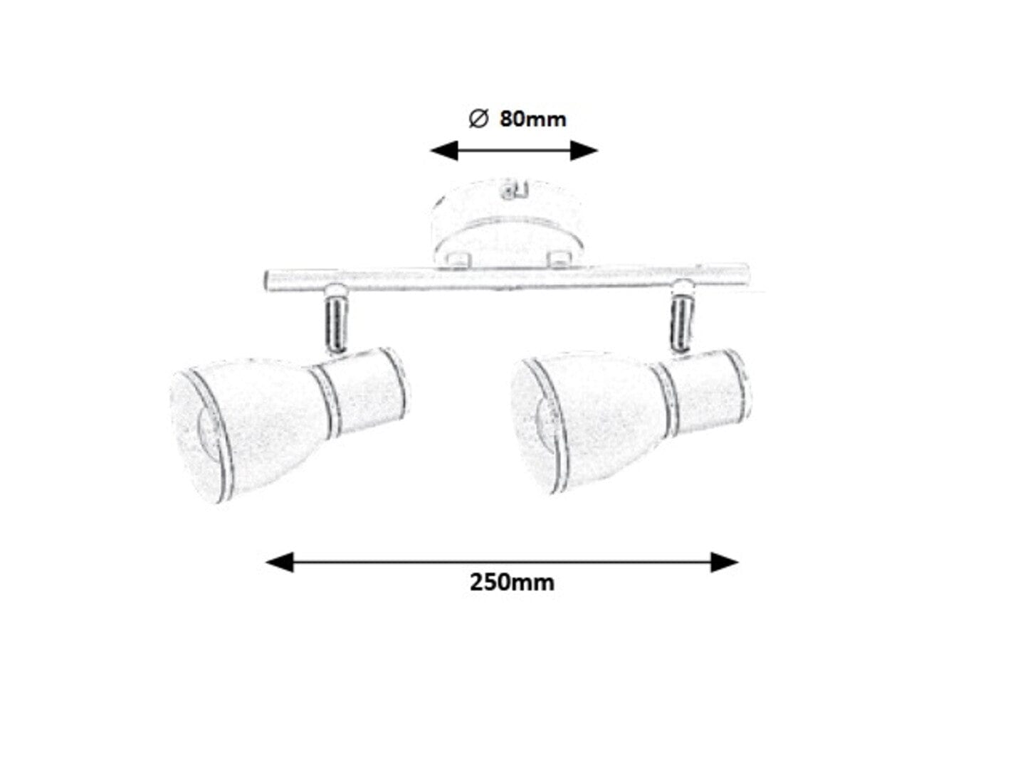 Spot Mackenzie 5606 Negru / Auriu (3)