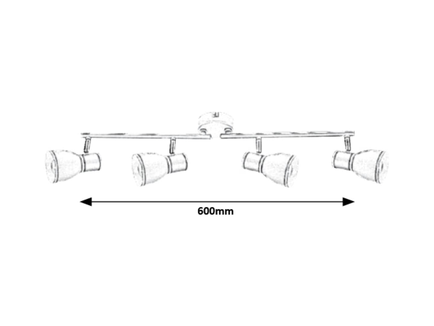 Spot Mackenzie 5608 Negru / Auriu (3)
