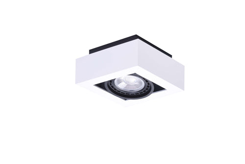 Spot Nikea 1 Alb / Negru, AZ4436