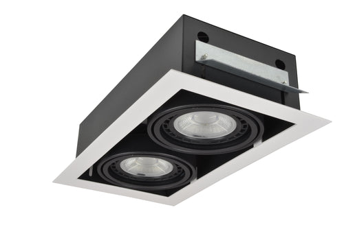 Azzarddo Spot Nova 2 Alb / Negru, AZ2877