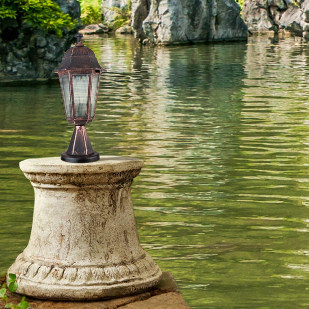 Stalp iluminat exterior Altigen Cupru Antichizat (1)