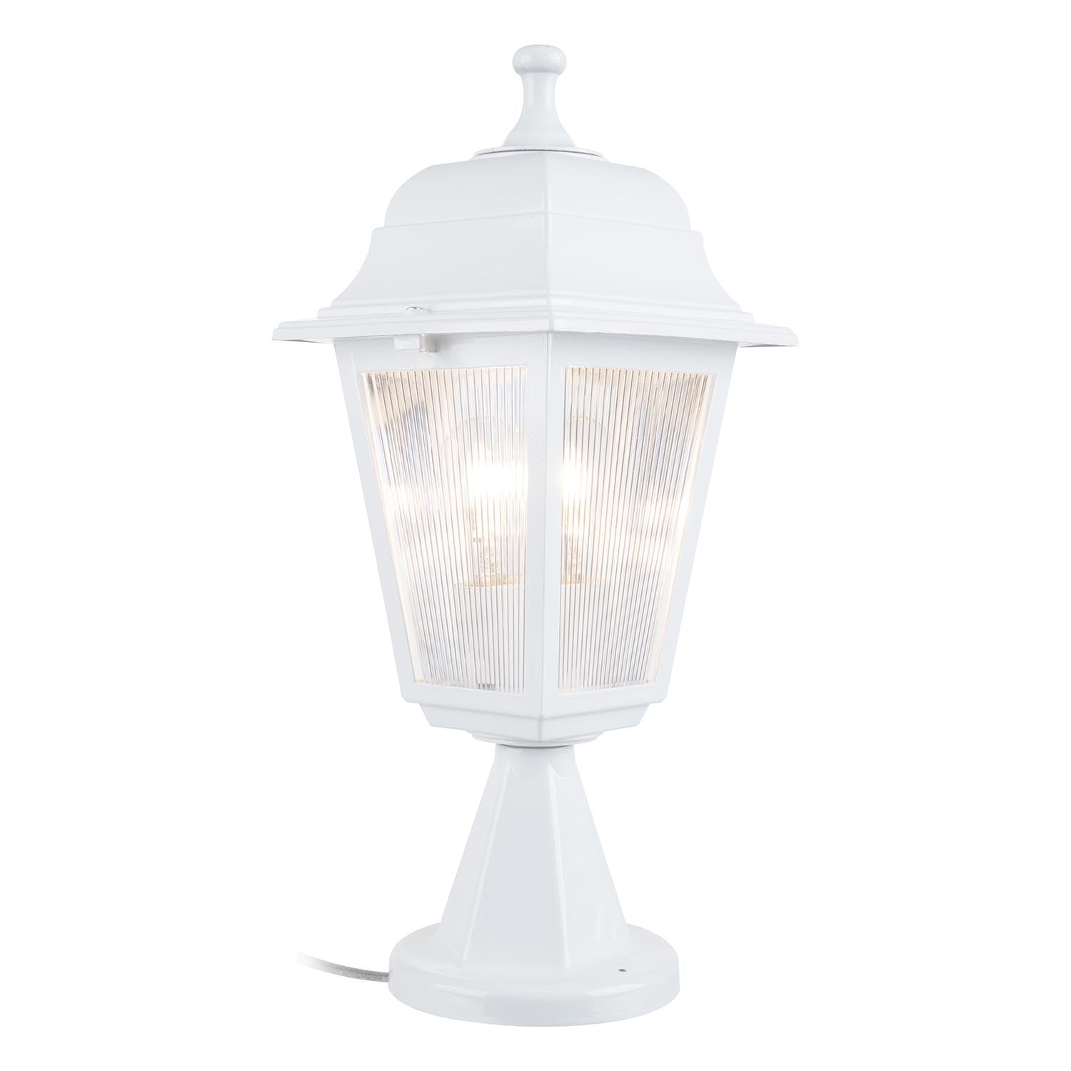 Stalp iluminat exterior Kare Alb (1)