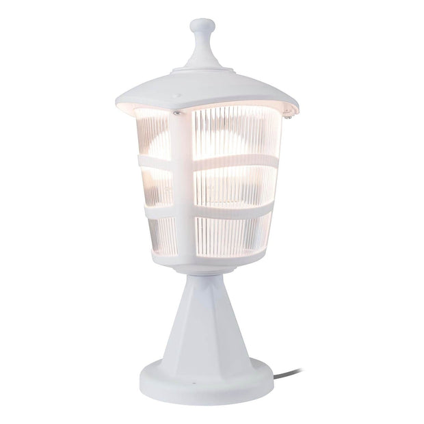 Stalp iluminat exterior Ucgen Setustu Alb (2)