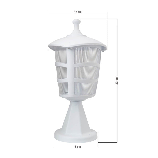 Stalp iluminat exterior Ucgen Setustu Alb (3)