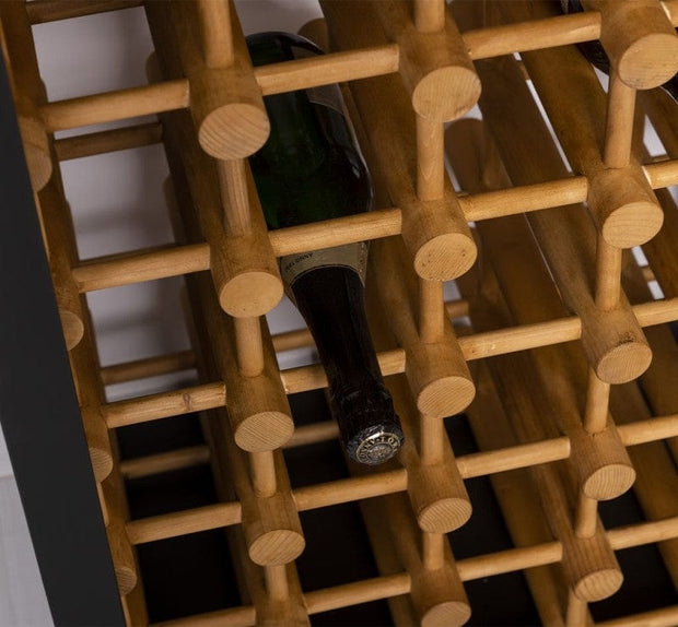 Suport din lemn de brad, pentru 102 sticle, Pasy Large PS736, l68xA35xH200 cm (4)