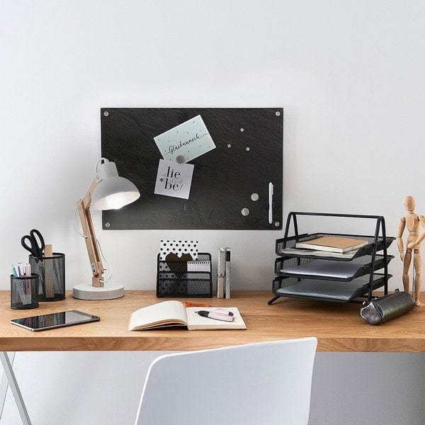 Suport metalic pentru accesorii de birou, Pencil Round Small Antracit, Ø8xH9,5 cm (1)