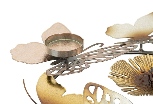 Suport metalic pentru lumanari Shine -C- Multicolor, L39xl35,5xH7 cm (4)