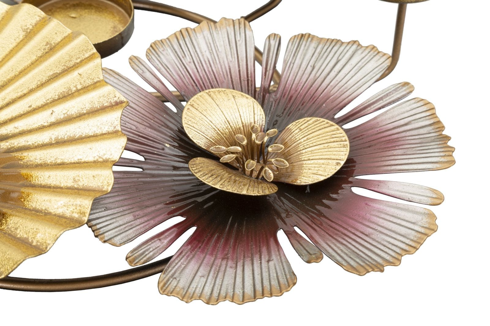 Suport metalic pentru lumanari Shine -D- Multicolor, L37xl31xH8,5 cm (3)