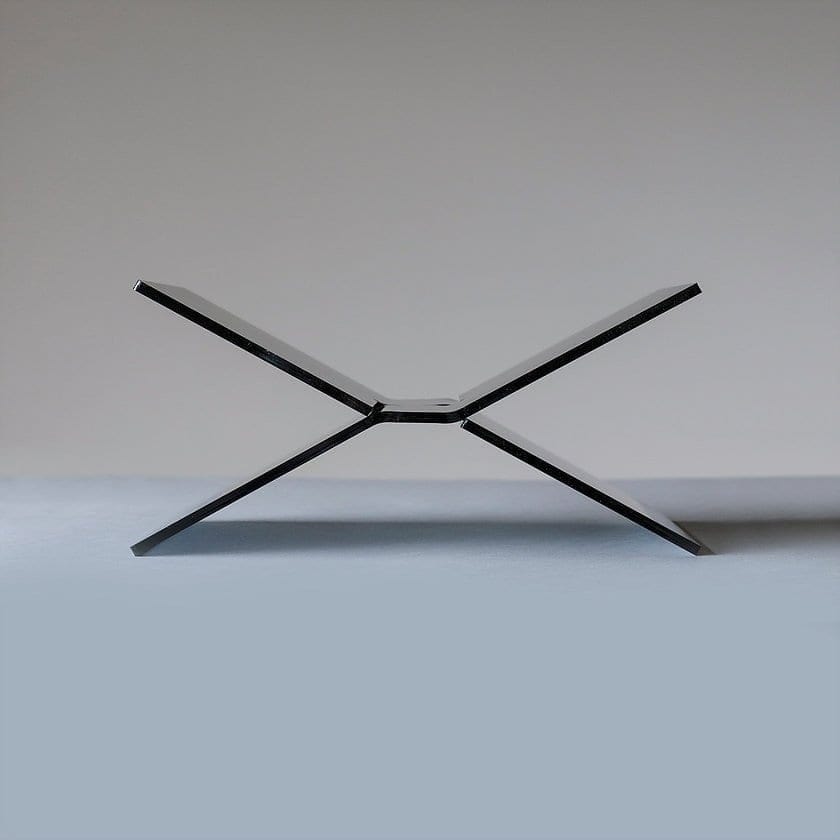 Suport pentru carti, din plastic, NM Bookstand X Fumuriu, l29,5xA17xH15 cm (3)