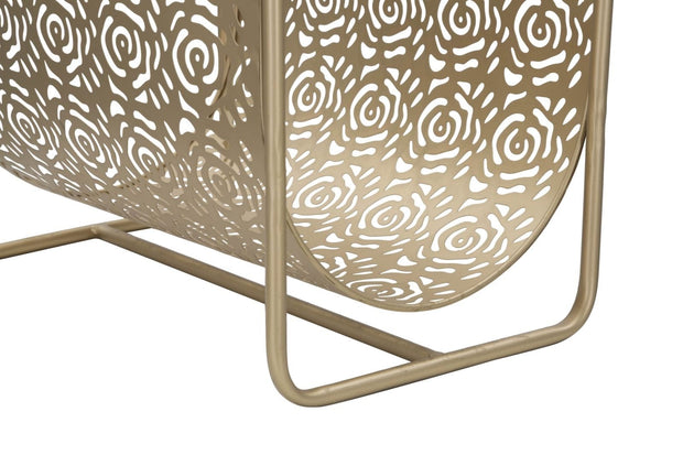 Suport pentru reviste din metal Glam Rose Auriu Antichizat, l37xA22xH44,5 cm (5)