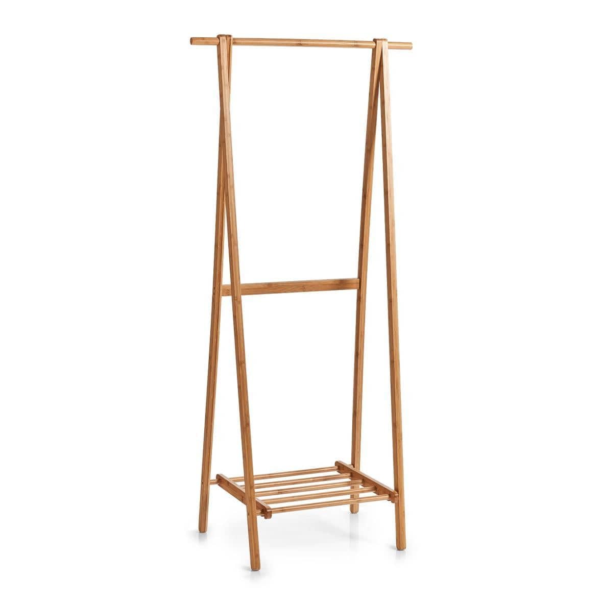 Suport umerase si incaltaminte, Rack Bamboo Natural, l73,5xA44,5xH159 cm