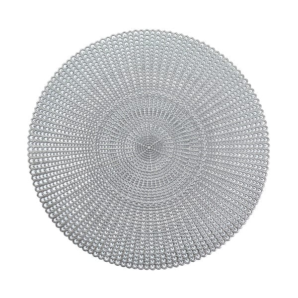 Zeller Argintiu Suport vesela din PVC, Cutout Round, Ø41 cm