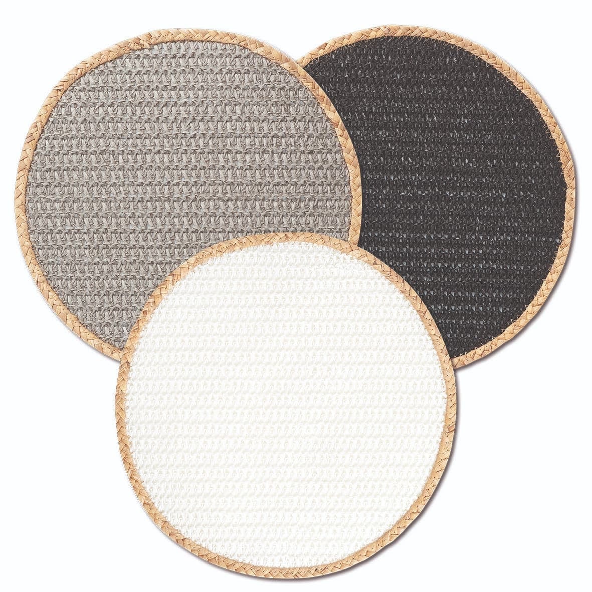 Zeller Suport vesela, Placemat Negru, Ø38 cm