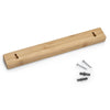 Suport din bambus cu magnet pentru cutite si ustensile, Bamboo Small Natural, l30xA4xH2 cm (2)
