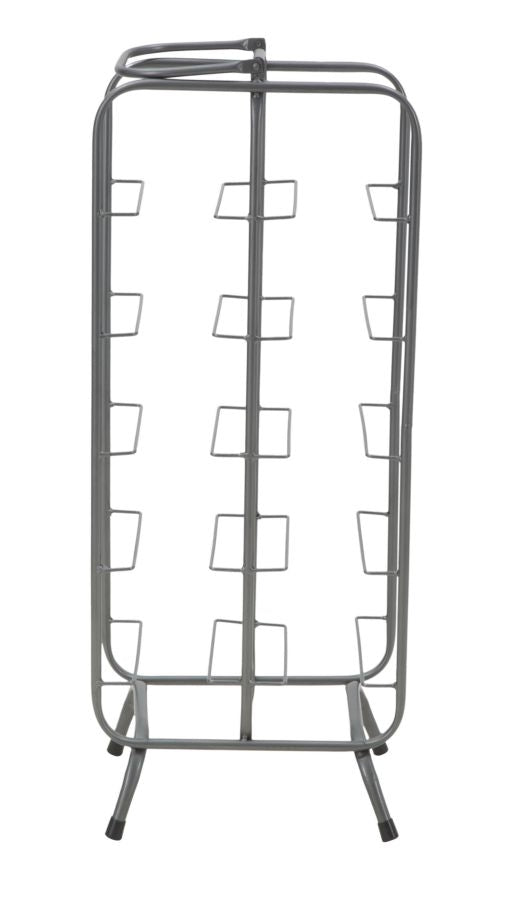 Suport metalic pentru sticle Rack 10 Gri inchis, l28xA23xH67 cm (2)