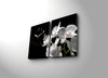Asir Tablou 2 piese, Canvas Flower Clock 2P3040CSMOR-2 Multicolor, 64 x 40 cm