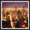 Tablou 2 piese Framed Art American Skyscrapers