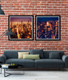 Tablou 2 piese Framed Art American Skyscrapers (3)