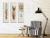 Tablou 3 piese, Canvas Chuy CU08 Multicolor, 66 x 70 cm (1)