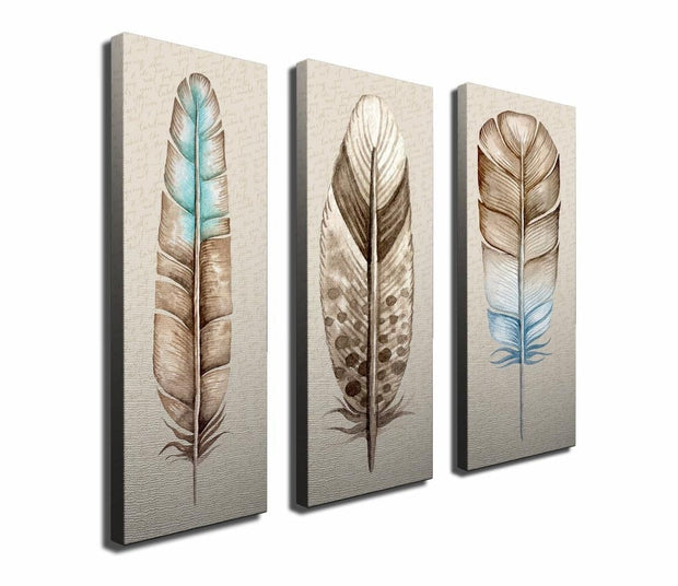 Asir Tablou 3 piese, Canvas Chuy CU08 Multicolor, 66 x 70 cm