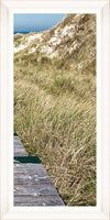 Global Art 50 x 100 cm Tablou 3 piese Framed Art Beach Alley