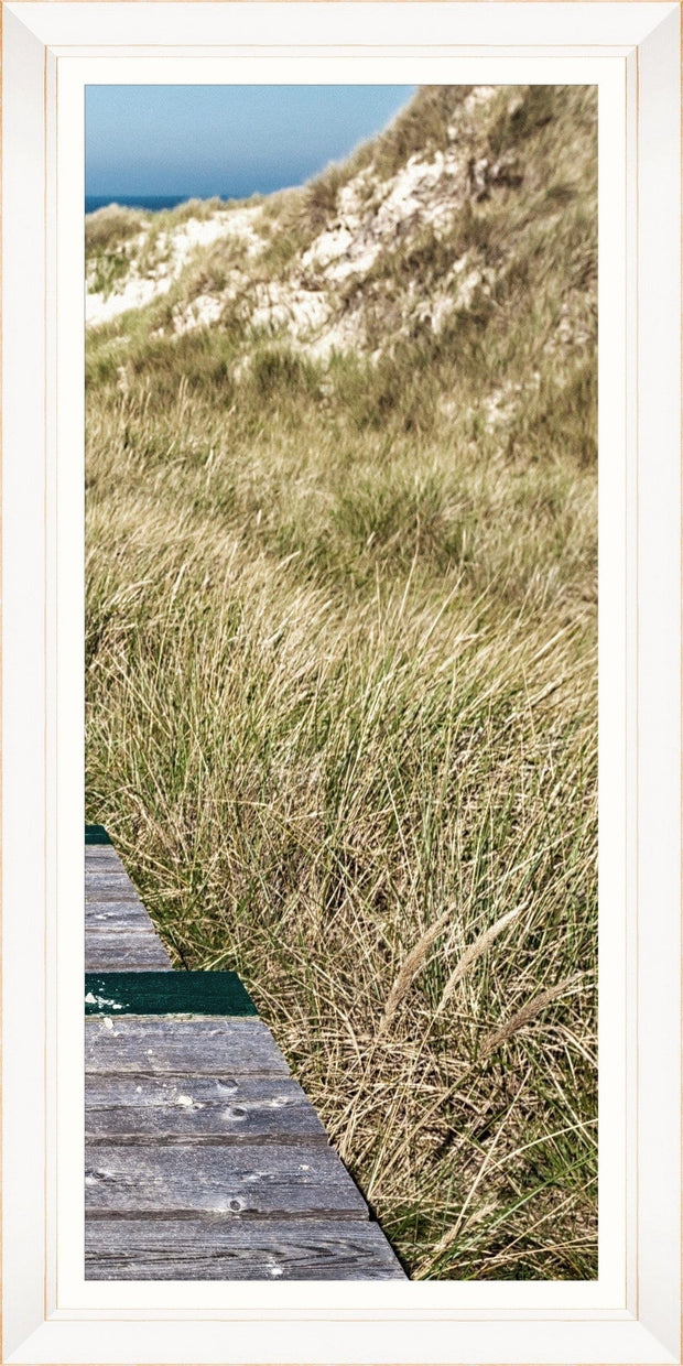 Global Art 50 x 100 cm Tablou 3 piese Framed Art Beach Alley
